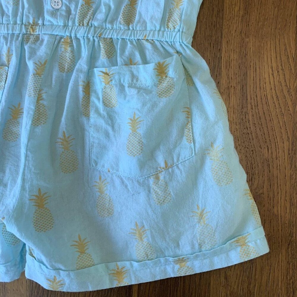 FRENCH SODA Pineapple Romper Girls 3 3T Summer Playsuit Romper Toddler Girl - Picture 5 of 7